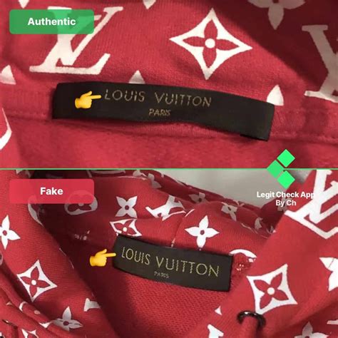 how to tell real from fake louis vuitton supreme crewneck|how to check if louis vuitton is real.